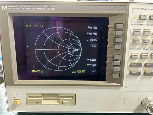 HP Agilent 4291A RF Impedance / Material Analyzer 1MHz to 1.8GHz , Opt. 002, 1C2 - Picture 7 of 12