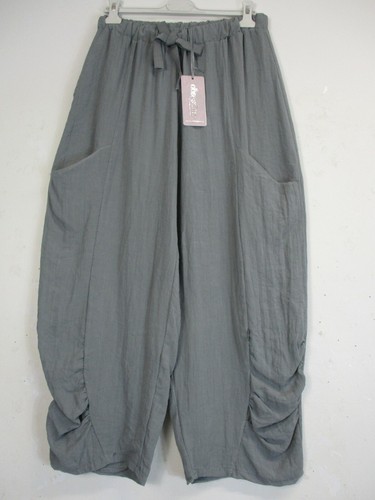 Lagenlook 100%Viscose Italian Trousers 