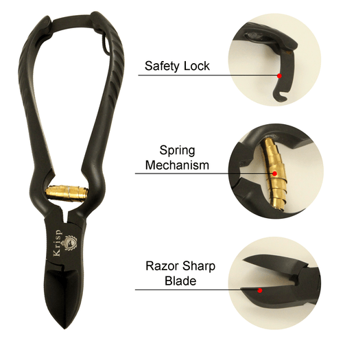 HEAVY DUTY INGROWN THICK TOENAIL CLIPPERS CUTTERS TRIMMER PODIATRY PEDICURE TOOL - Picture 6 of 6
