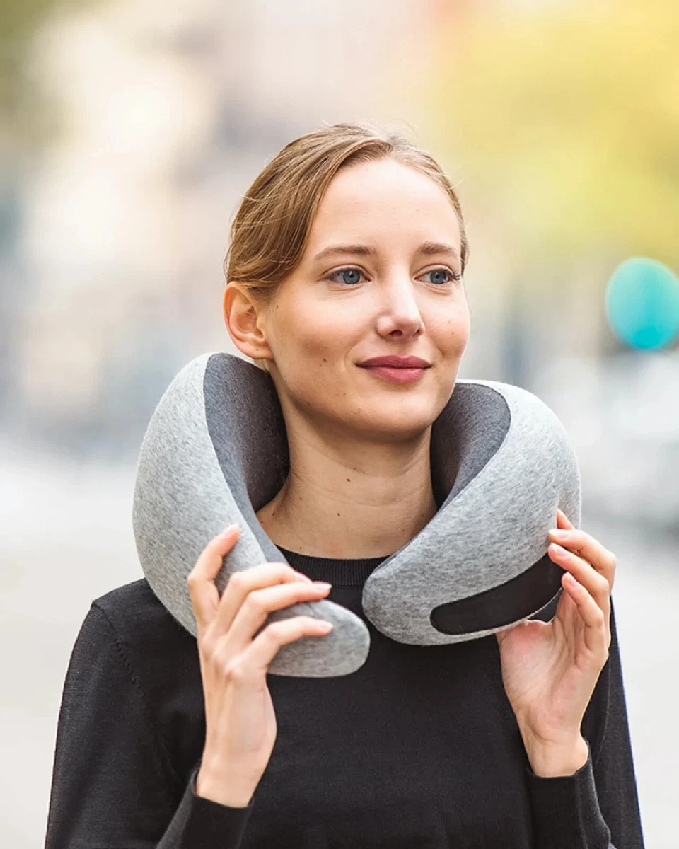 Neck Pillow Max Comfort Memory Foam Travel Neck Pillow with Units 3 Yrs  Warranty