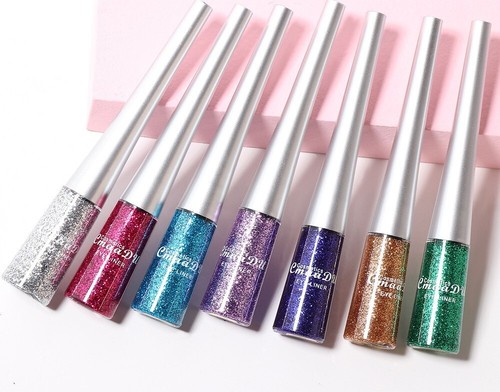 Long Lasting Glitter Liquid Eyeliner Metallic Sparkling Shimmer Party Makeup UK - Picture 5 of 29