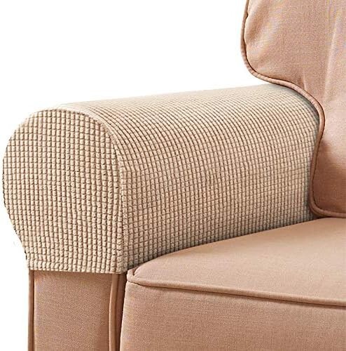 YancLife Armrest Chair Covers, Set of 4 Stretch Armchair Covers for Arms,Spandex - Picture 12 of 16