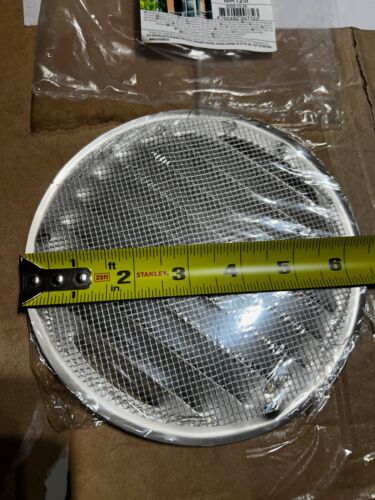 Stainless Steel Air Vent Cover with Insect Mesh - 5 - 6 inch Round Ventilation - Picture 2 of 12