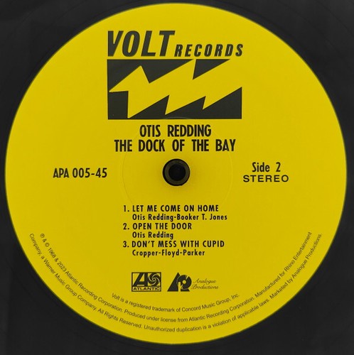 Otis Redding - The Dock Of The Bay - 2LPs - 75th Anniversary 45RPM - Imagen 3 de 6
