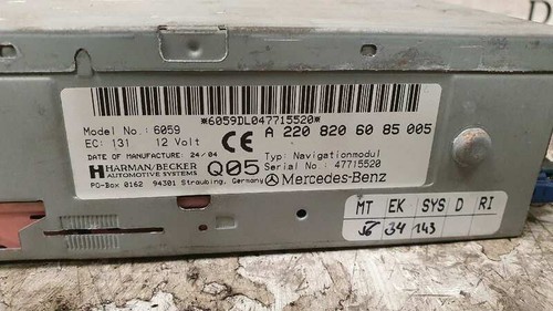 A2208206085005 sistema navegación gps para MERCEDES-BENZ CLASE E (W211) BERLINA - Imagen 3 de 8