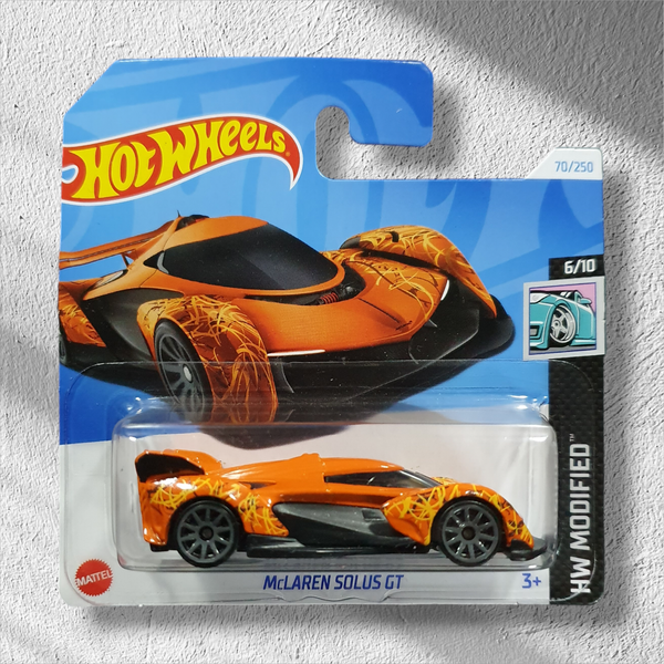 Hot Wheels Mclaren Solus Gt 70/250 Hw Modified 6/10 Mattel Auto Neu & Ovp-image
