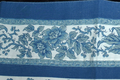 Vintage Ralph Lauren Renee Blumenmuster blau weiß komplettes flaches Laken & 2 Kissenbezüge #2 - Bild 6 von 20