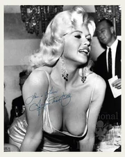 Jane Mansfield 1960's Autographed 8x10  Photo REPRINT