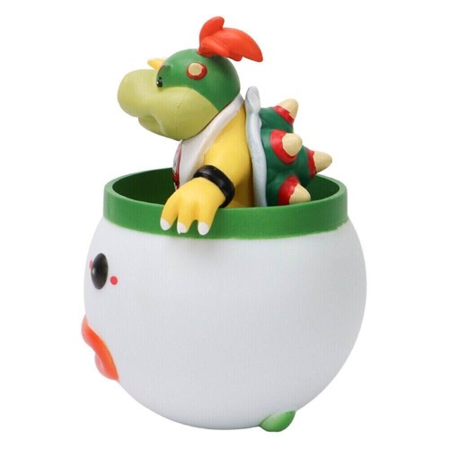 SuperMario Bros Bowser Jr. con auto pagliaccio junior PVC figura giocattolo modello bambola regalo - Foto 6 di 23
