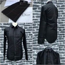UltraRare  Great Dior Homme AW18 Stitch Design Long Sleeved Shirt