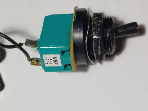 Panel Mount NSF Rocker Switch With Actuator 3A 115/220V in Steel Enclosure PK2 - Picture 3 of 14