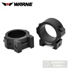 Warne VAPOR 30mm Low SCOPE RINGS Matte Aluminum V613M FAST SHIP