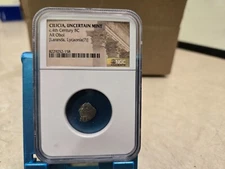 Cilicia Uncertain Mint 4th Century BC AR Obol Laranda NGC Ancient Coin