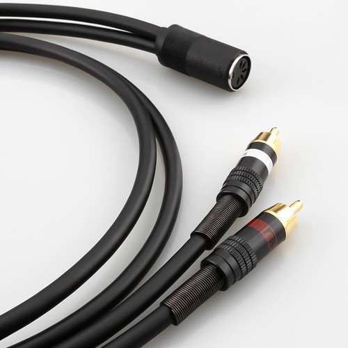 1 piedi Din-7/8 femmina a 2-RCA maschio BO, Naim, adattatore audio quad cavo nero - Foto 9 di 9