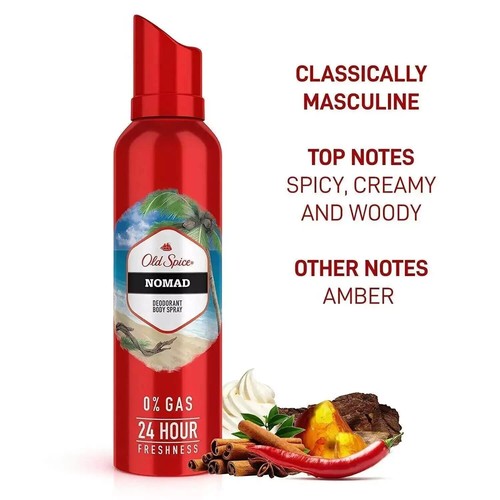 Old Spice Nomad Deodorant Body Spray, 4.73oz (Pack of 2) - Picture 3 of 6