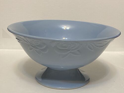Laura Ashley Lifestyles Rosemoor hellblau Standfuß 10" Schale Keramik - Bild 3 von 7