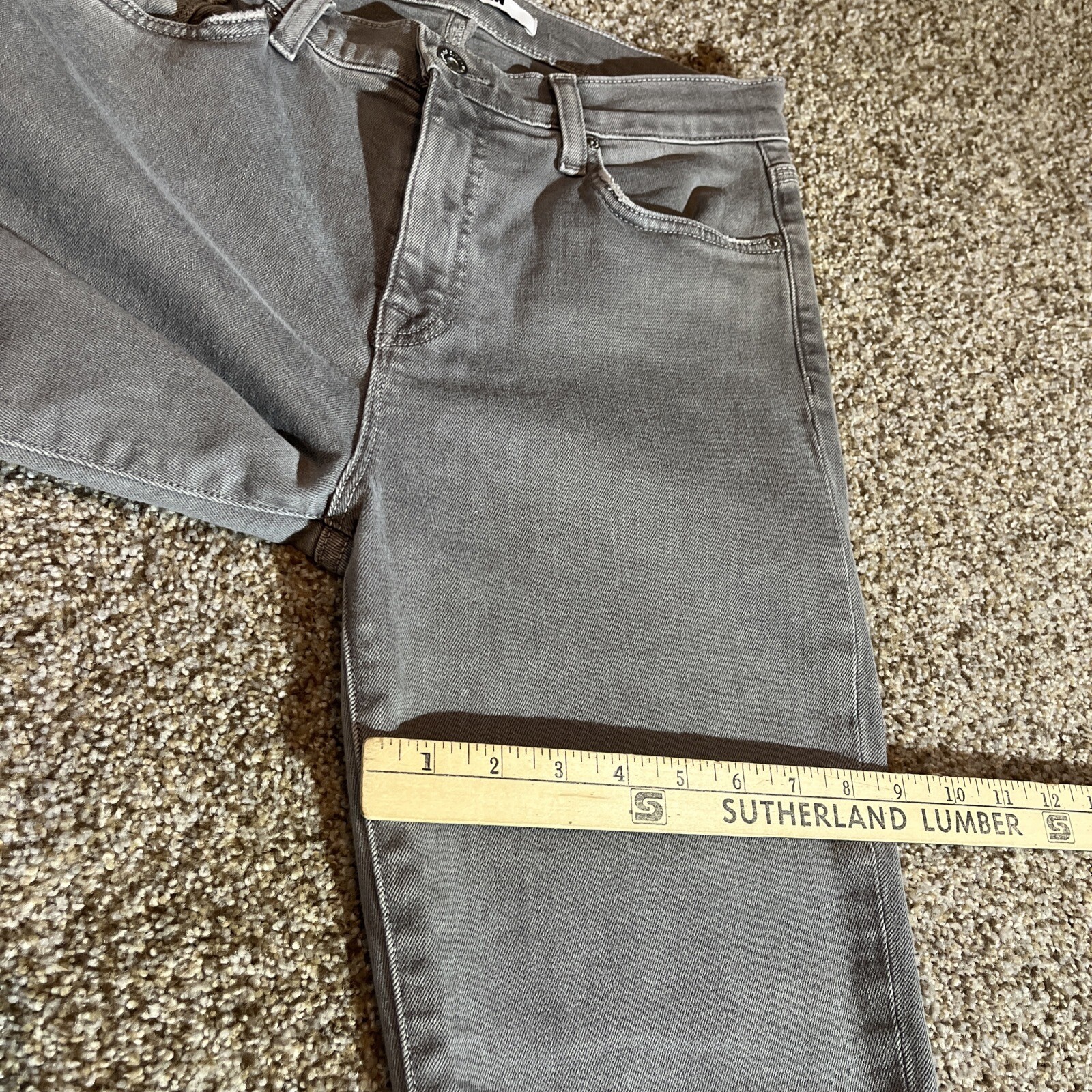 Baldwin The Rivington Skinny Crop Jeans Gray Size 29 - View 5