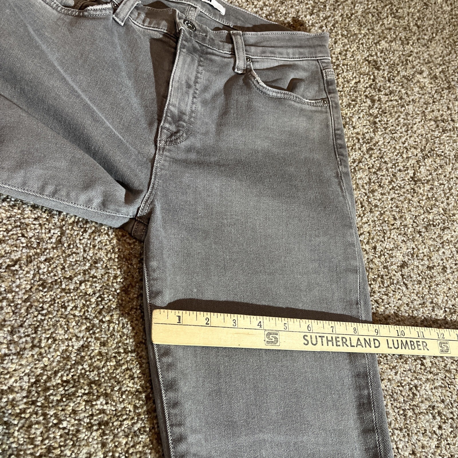 Baldwin The Rivington Skinny Crop Jeans Gray Size… - image 5