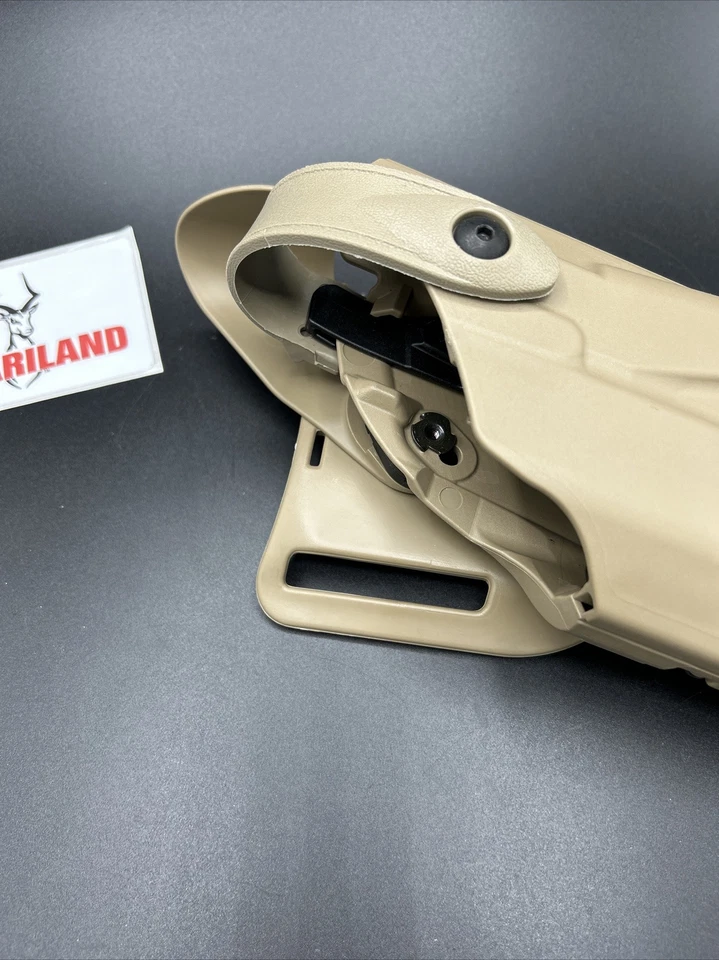 Safariland 7360 ALS/SLS Level 3 RH Duty Holster, GLOCK 19 17 w/ LIGHT - Image 3 of 4