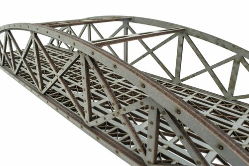 WWS Pont en arc Bowstring gris voie 560mm - Modélisme ferroviaire - Photo 5/8