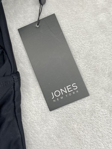 Jones New York Women’s Swimsuit Size X-Large Black One-Piece Nylon Blend NWT - Picture 8 of 15