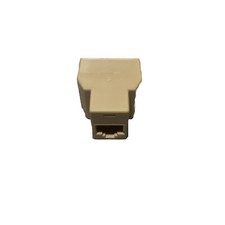 Telephone Ethernet Phone Jack Line Splitter C 1 to 2 RJ11 Connector