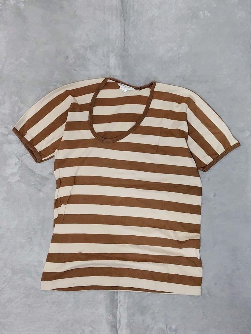 Dries Van Noten Women S Vhtf Twist Stripes Deformation Ringer T