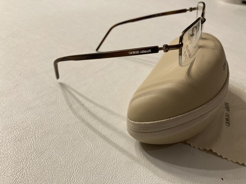 NEW Giorgio Armani GA 263 SR1 Copper Brown EYEGLASSES GLASSES FRAMES 50-21-140 - Picture 3 of 12