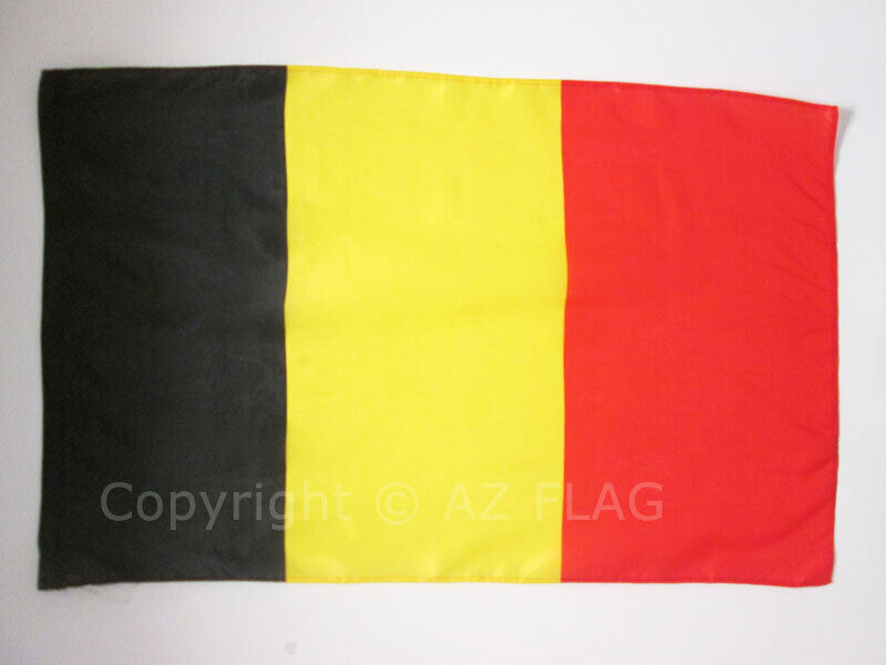 BELGIUM FLAG 3' x 5' for fans - BELGIAN FLAGS 90 x 150 cm - BANNER 3x5 ft  with h