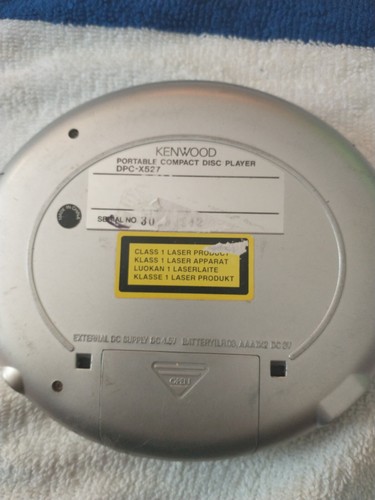Reproductor de CD portátil Kenwood DPC-X527 raro ventana grande probado y funcionando - Imagen 4 de 6
