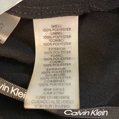 NWT Calvin Klein Liquid Metallic Blouse Size XL - Picture 5 of 8