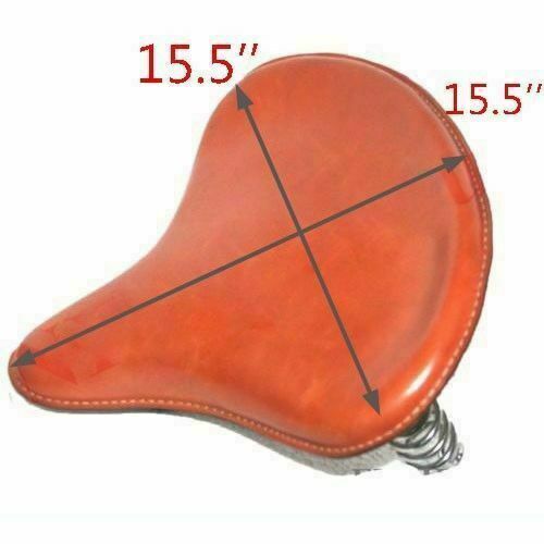 Pour royal enfield Classique 350 avant Conducteur Siège Bas Cuir Couvre Gec - Photo 2/10