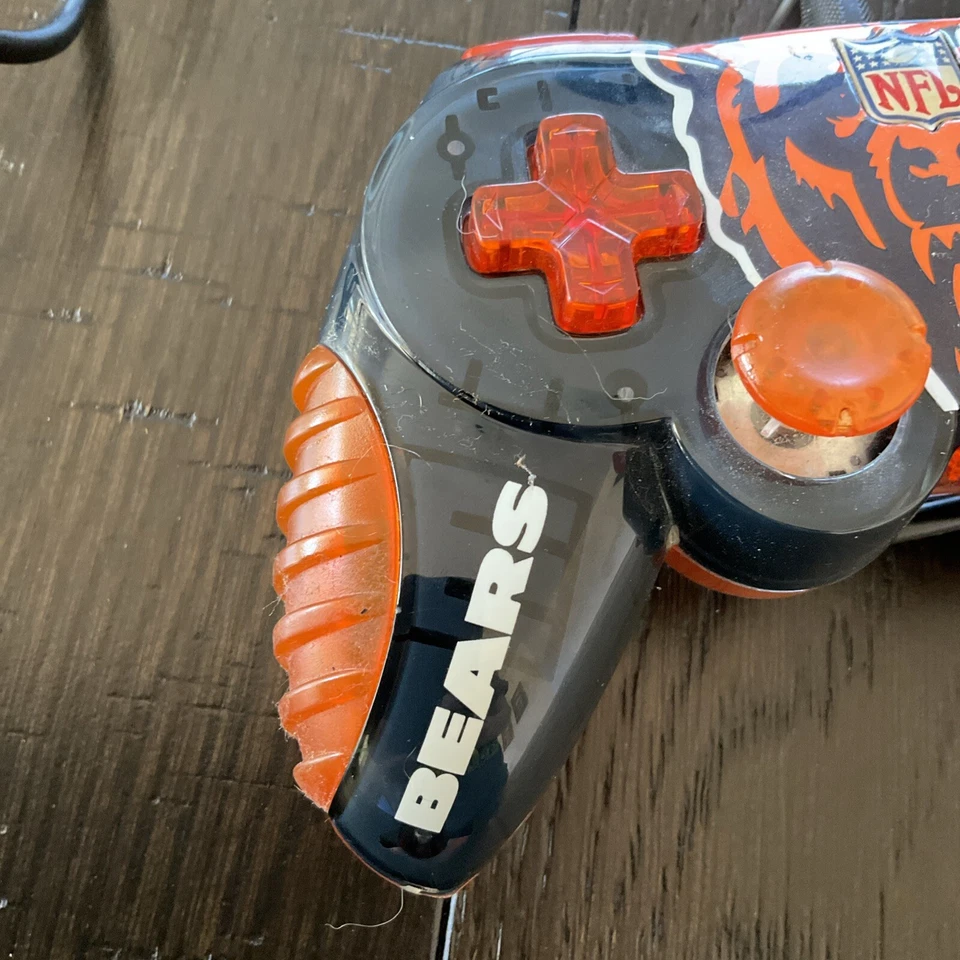 Controlador Mad Catz Chicago Bears NFL Xbox Control Pad Pro con cable 2011 Foto 3 de 4