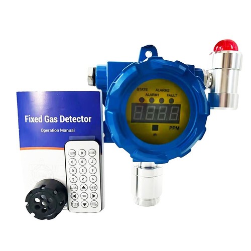 Hydrogen Gas Detector With Triple Alarm Wall-mounted Range 0-1000ppm 0.1ppm - Picture 4 of 11