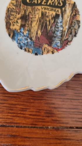 vintage Luray Caverns decorative plate 5" - Picture 7 of 11
