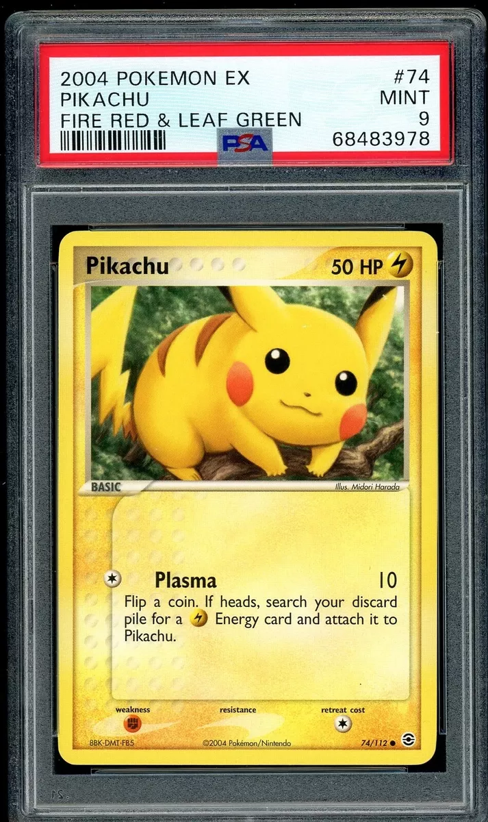 PSA 9 MINT 74/112 (Fire Leaf Green) Non-Holo Pokemon Card | eBay