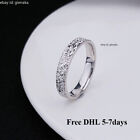 Solid Pure Platinum 950 Shiny 4mm Rings Men Women Band Promise Rings Us 7/8/9/10