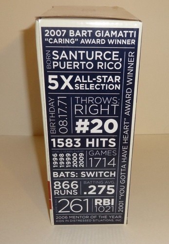 NY YANKEES ~JORGE POSADA~ LIMITED EDITION FIGURINE STATUE FIGURE SGA 2011 - NEW - Picture 8 of 11