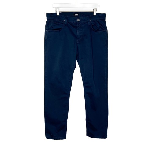 Hudson Pants Mens Size 33 Straight Leg Relaxed Casual Pants Dark Navy - Picture 1 of 6