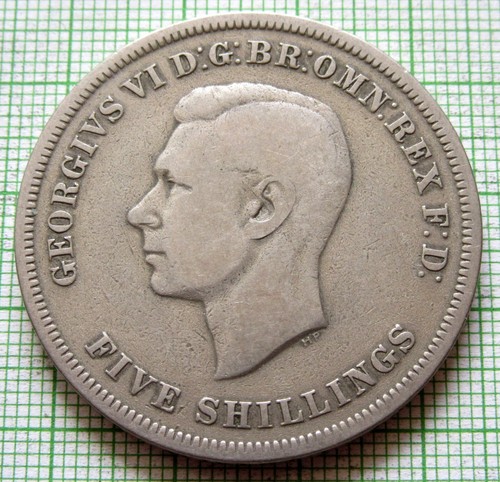 GREAT BRITAIN GEORGE VI 1951 CROWN FESTIVAL OF BRITAIN St. George on Horseback - Picture 2 of 6