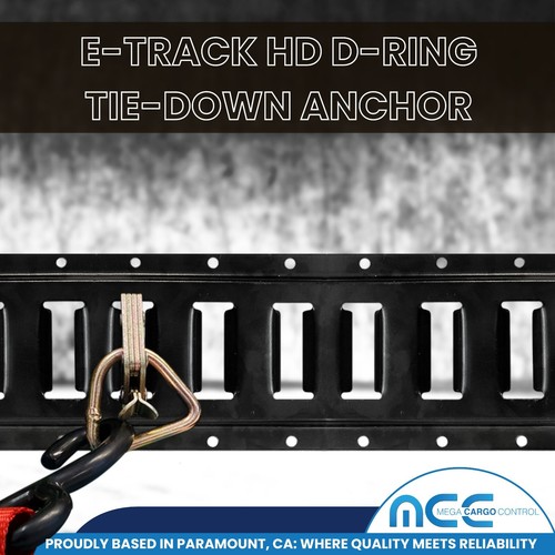 4 Pack Heavy Duty E Track 2" D Ring Fitting for Enclosed Trailer Tie Down Strap - Picture 7 of 7