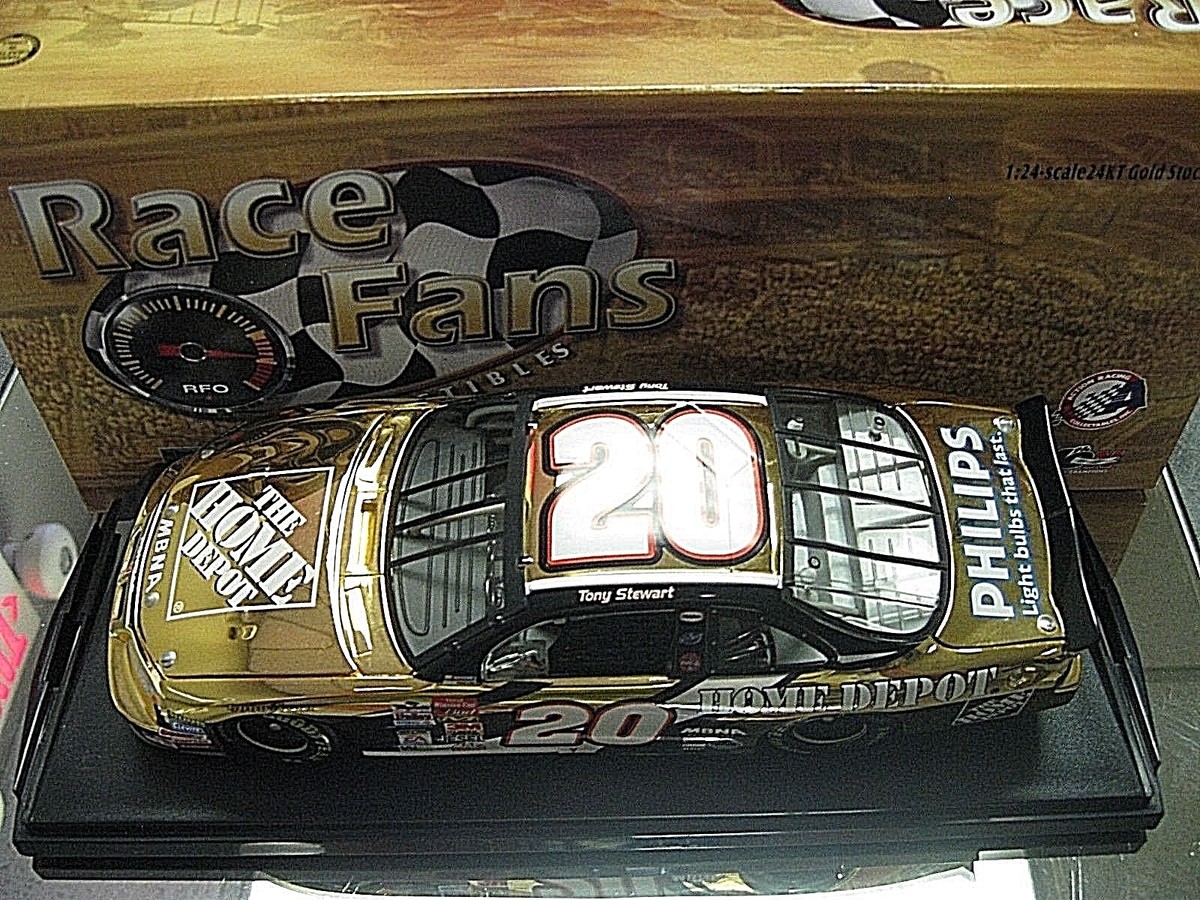 RARE! 2002 RACE FANS ONLY GOLD TONY STEWART HOME DEPOIT
