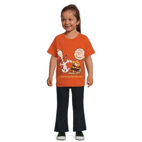 Peanuts Toddler Girl Graphic Short Sleeve T-Shirt Size 2T - Picture 5 of 6