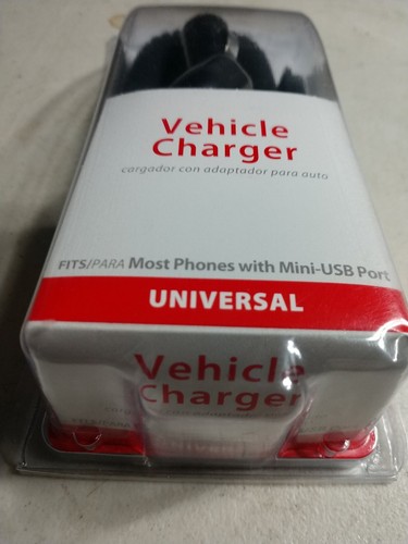 Verizon Universal Cell Phone Vehicle Car Charger with Mini-USB Port New in Box - Picture 3 of 6