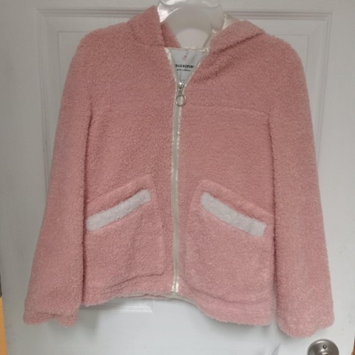 NWT - Urban Republic - Girls Size 10/12 - Pink Fuzzy Zip Up Hoodie Sweater - Picture 1 of 7