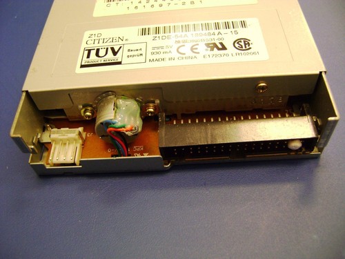 Citizen 1.44MB 3.5" Internal Floppy Drive Model: Z1DE-54A 189484A-15 * Beige - Picture 7 of 9