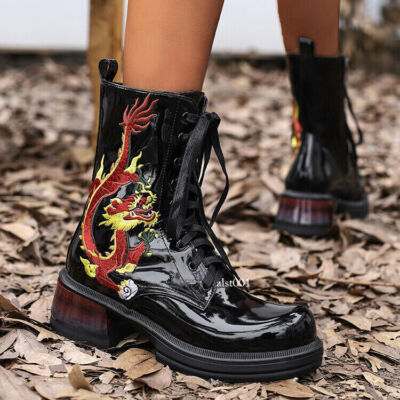 靴 Unknown - lace up design boots gimmick Unknown - lace up design boots gimmick
