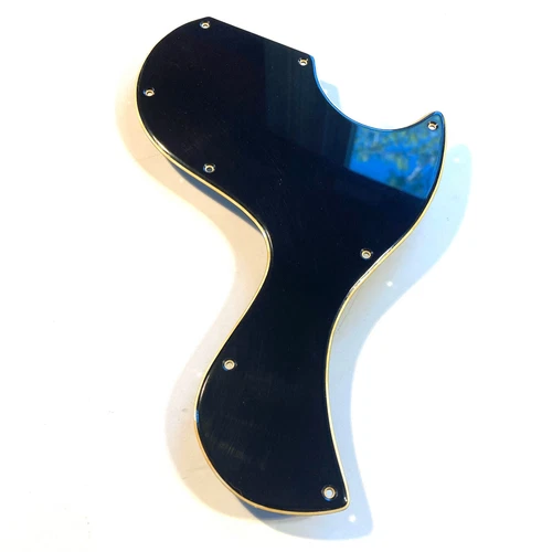 Black Relic'd Pickguard for Gibson Custom Shop '63 SG Junior Reissue Murphy Lab