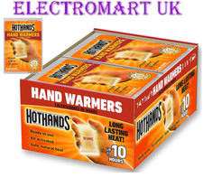 40 PAIRS HOTHANDS HAND WARMERS UP TO 10 HOURS OF HEAT ELDERLY OUTDOOR ACTIVITIES