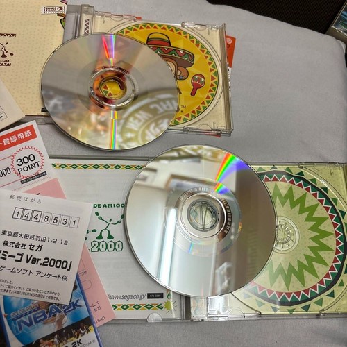 DreamCast SAMBA DE AMIGO Video game software set of 2 with OBI Japanese USED - Picture 3 of 18